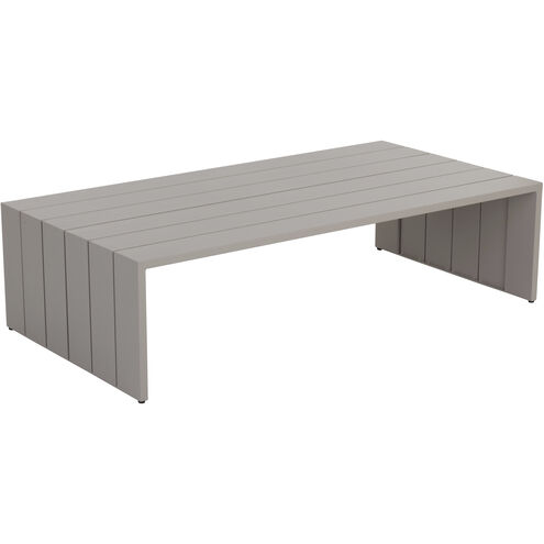 Verin 60 X 31.25 inch Greige Outdoor Coffee Table